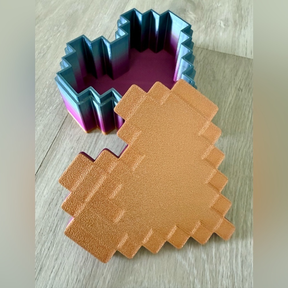3D Printed Frustration Heart Jewelry Box Valentines Gift
